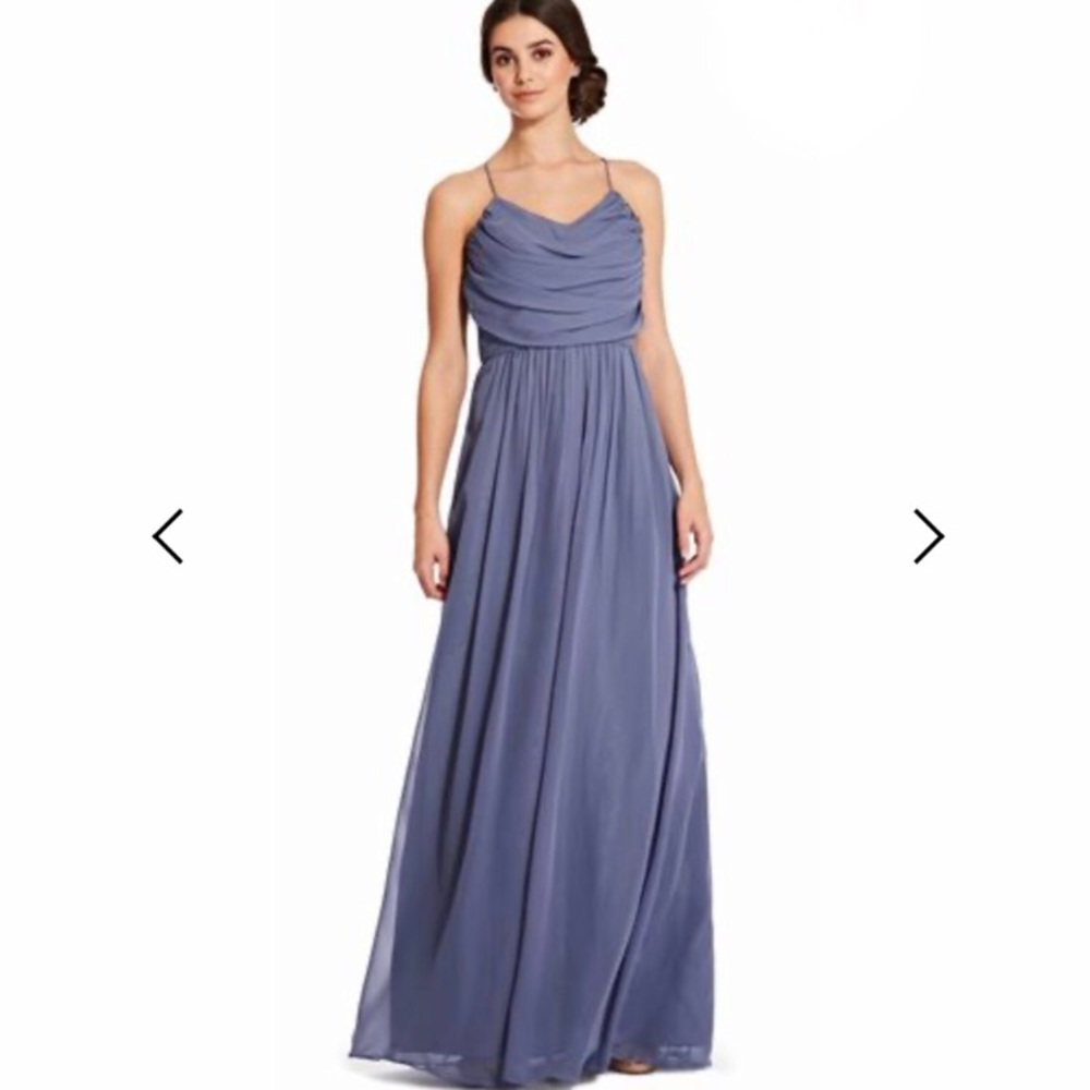 🕊WEDDINGTON WAY🕊LILA CHIFFON RUCHED BODICE DRESS